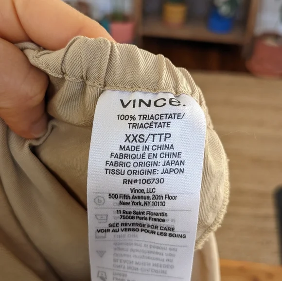 🚫 SOLD - Vince Triacetate Pull On Wide Leg Pants - Picture 10 of 10